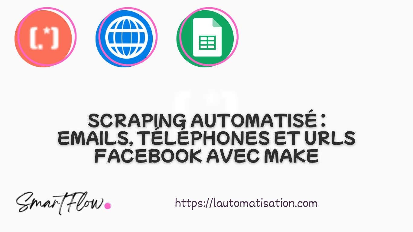 Scraping automatisé emails, téléphones et URLs Facebook