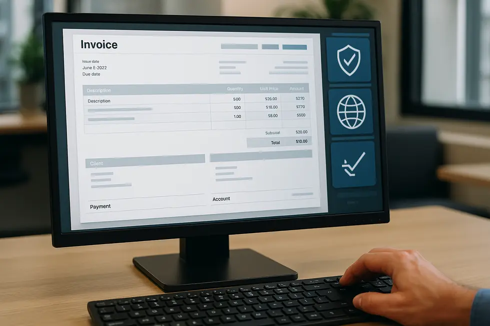 Un exemple de logiciel de facturation électronique en action.